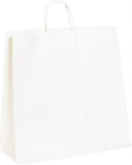 Made in USA - Kraft Grocery Bag - 16 x 6 x 15-3/4, White - Strong Tooling