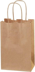 Made in USA - Kraft Grocery Bag - 5-1/4 x 3-1/4 x 8-3/8, Kraft - Strong Tooling