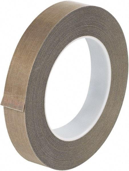 Made in USA - 36 Yd Long x 3/4" Wide, Brown Silicone PTFE Tape - 10 mil Thick - Strong Tooling