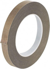 Made in USA - 36 Yd Long x 3/8" Wide, Brown Silicone PTFE Tape - 3 mil Thick - Strong Tooling