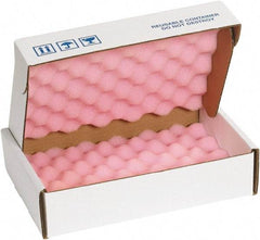 Made in USA - 12" Long x 8" Wide, Antistatic Foam Shippers - Pink & White, Standard Grade - Strong Tooling