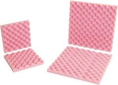 Made in USA - 12" Long x 12" Wide, Antistatic Convoluted Foam Set - Pink, Standard Grade - Strong Tooling