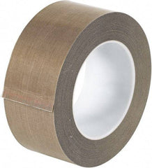 Made in USA - 18 Yd Long x 2" Wide, Brown Silicone PTFE Tape - 3 mil Thick - Strong Tooling