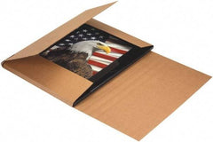 Made in USA - 24" Wide x 24" Long x 6" High Rectangle Crush Proof Mailers - 1 Wall, Kraft (Color) - Strong Tooling