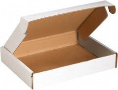 Made in USA - 18" Wide x 22" Long x 2-3/4" High Rectangle Crush Proof Mailers - 1 Wall, White - Strong Tooling