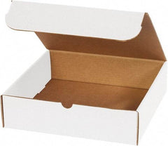 Made in USA - 11-3/4" Wide x 12" Long x 3-1/4" High Rectangle Crush Proof Mailers - 1 Wall, White - Strong Tooling