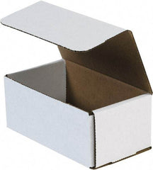 Made in USA - 4" Wide x 7" Long x 3" High Rectangle Crush Proof Mailers - 1 Wall, White - Strong Tooling