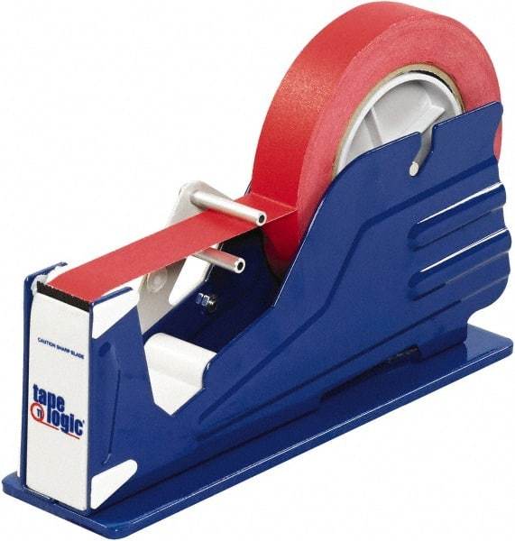 Tape Logic - 1" Wide, Single Roll, Manual Table/Desk Tape Dispenser - Metal, Unlimited Dispensed Tape Length - Strong Tooling