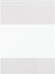 Value Collection - 3 x 3", 2 mil White Block Reclosable Polybags - Clear - Strong Tooling