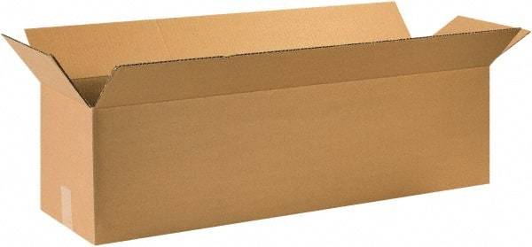 Made in USA - 12" Wide x 44" Long x 12" High Rectangle Corrugated Shipping Box - 1 Wall, Kraft (Color), 65 Lb Capacity - Strong Tooling