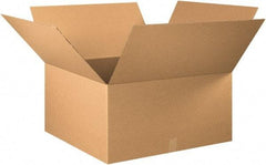 Made in USA - 30" Wide x 30" Long x 16" High Rectangle Corrugated Shipping Box - 1 Wall, Kraft (Color), 65 Lb Capacity - Strong Tooling