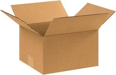 Made in USA - 9" Wide x 10" Long x 6" High Rectangle Corrugated Shipping Box - 1 Wall, Kraft (Color), 65 Lb Capacity - Strong Tooling