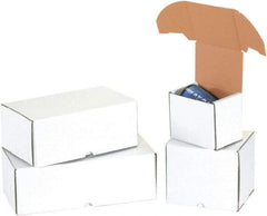 Made in USA - 7-1/4" Wide x 14-1/2" Long x 5" High Rectangle Crush Proof Mailers - 1 Wall, White - Strong Tooling