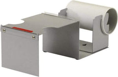 Import - 4" Wide, Single Roll, Manual Table/Desk Tape Dispenser - Metal, Unlimited Dispensed Tape Length - Strong Tooling