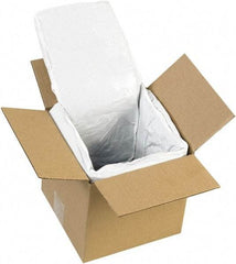 Made in USA - 6" Long x 6" Wide x 6" High x 1" Thick Box Liner - White, Case - Strong Tooling