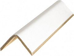 Made in USA - 36" Long x 2-1/2" Wide x 2-1/2" High Edge Guard - White, Case - Strong Tooling