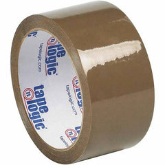 Tape Logic - 2" x 55 Yd Tan Rubber Adhesive Packaging Tape - Polypropylene Film Backing, 1.9 mil Thick, 22 Lb Tensile Strength - Strong Tooling