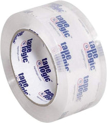 Tape Logic - 2" x 55 Yd Clear Acrylic Adhesive Packaging Tape - Polypropylene Film Backing, 2.6 mil Thick, 26.5 Lb Tensile Strength - Strong Tooling