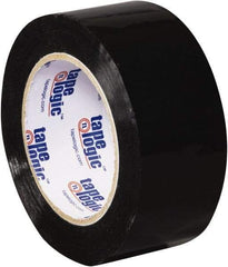 Tape Logic - 2" x 110 Yd Black Acrylic Adhesive Packaging Tape - Polypropylene Film Backing, 2.2 mil Thick, 21.4 Lb Tensile Strength - Strong Tooling