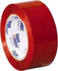 Tape Logic - 2" x 110 Yd Red Acrylic Adhesive Packaging Tape - Polypropylene Film Backing, 2.2 mil Thick, 21.4 Lb Tensile Strength - Strong Tooling