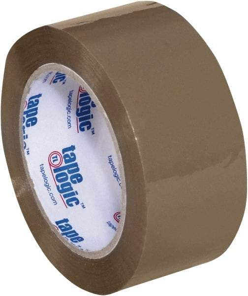 Tape Logic - 2" x 110 Yd Tan Acrylic Adhesive Packaging Tape - Polypropylene Film Backing, 1.8 mil Thick, 18 Lb Tensile Strength - Strong Tooling