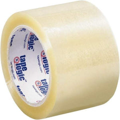 Tape Logic - 3" x 110 Yd Clear Acrylic Adhesive Packaging Tape - Polypropylene Film Backing, 1.6 mil Thick - Strong Tooling