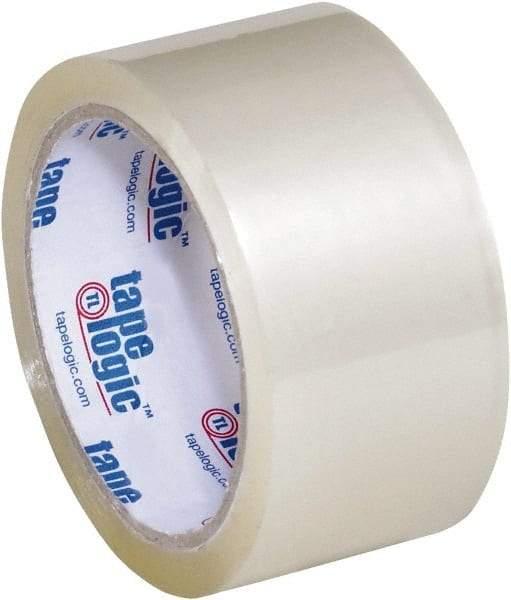 Tape Logic - 2" x 55 Yd Clear Acrylic Adhesive Packaging Tape - Polypropylene Film Backing, 1.8 mil Thick, 18 Lb Tensile Strength - Strong Tooling