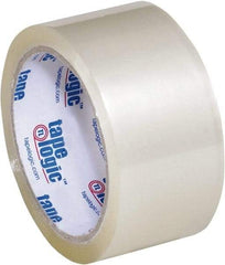 Tape Logic - 2" x 55 Yd Clear Acrylic Adhesive Packaging Tape - Polypropylene Film Backing, 2.2 mil Thick, 21.4 Lb Tensile Strength - Strong Tooling