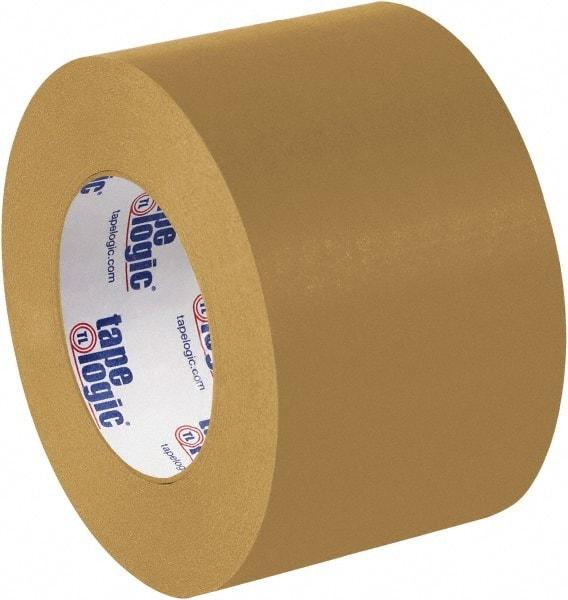 Tape Logic - 3" x 60 Yd Brown Rubber Adhesive Packaging Tape - Paper Backing, 7 mil Thick - Strong Tooling