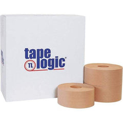 Tape Logic - 70mm x 375' Kraft Water Activated Adhesive Packaging Tape - Paper Backing, 5 mil Thick - Strong Tooling