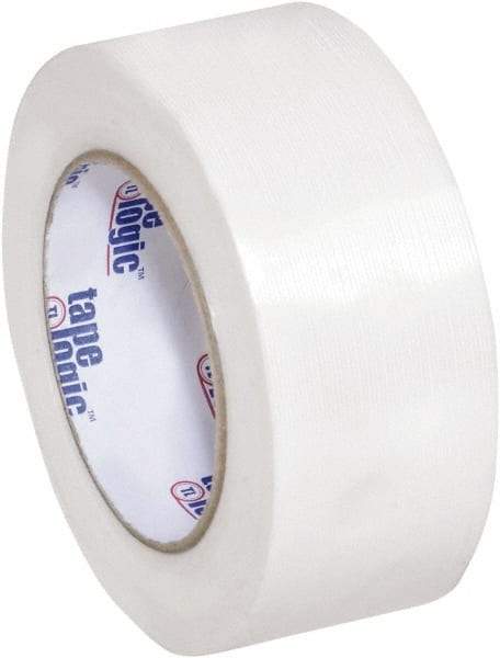 Tape Logic - 2" x 60 Yd Clear Hot Melt Adhesive Strapping Tape - Polypropylene Film Backing, 4.3 mil Thick, 156 Lb Tensile Strength - Strong Tooling