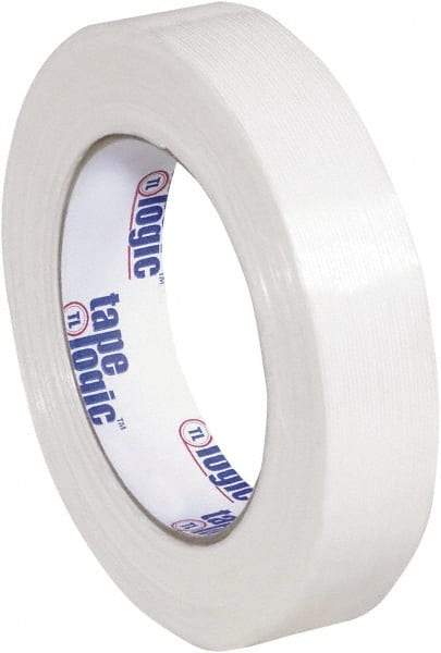 Tape Logic - 1" x 60 Yd Clear Hot Melt Adhesive Strapping Tape - Polypropylene Film Backing, 4.3 mil Thick, 156 Lb Tensile Strength - Strong Tooling