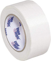 Tape Logic - 2" x 60 Yd Clear Hot Melt Adhesive Strapping Tape - Polypropylene Film Backing, 3.9 mil Thick, 100 Lb Tensile Strength - Strong Tooling