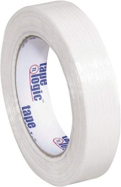 Tape Logic - 1" x 60 Yd Clear Hot Melt Adhesive Strapping Tape - Polypropylene Film Backing, 3.9 mil Thick, 100 Lb Tensile Strength - Strong Tooling