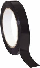 Tape Logic - 3/4" x 60 Yd Black Rubber Adhesive Strapping Tape - Polypropylene Film Backing, 2.7 mil Thick, 90 Lb Tensile Strength - Strong Tooling