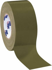 Tape Logic - 3" x 60 Yds Olive Green Duct Tape - 10 mil, Rubber Adhesive - Strong Tooling