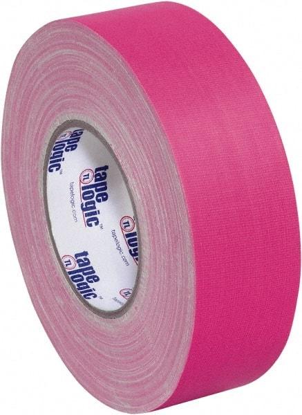 Tape Logic - 2" x 50 Yds Fluorescent Pink Gaffers Tape - 11 mil, Rubber Adhesive - Strong Tooling