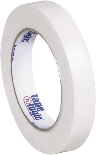 Tape Logic - 3/4" x 60 Yd Clear Hot Melt Adhesive Strapping Tape - Polypropylene Film Backing, 3.9 mil Thick, 100 Lb Tensile Strength - Strong Tooling