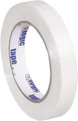 Tape Logic - 3/4" x 60 Yd Clear Hot Melt Adhesive Strapping Tape - Polypropylene Film Backing, 4.3 mil Thick, 156 Lb Tensile Strength - Strong Tooling