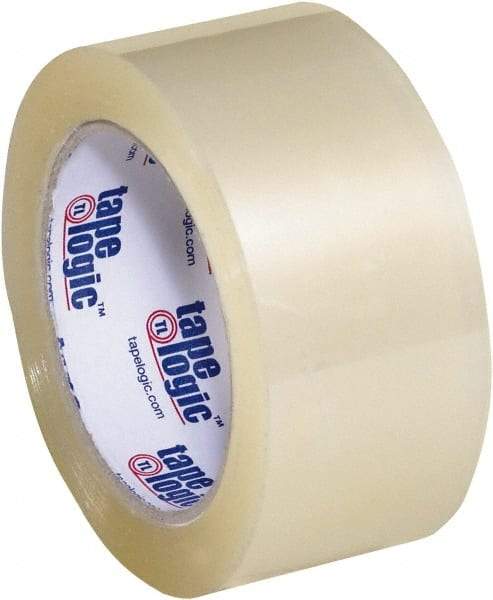 Tape Logic - 2" x 110 Yd Clear Acrylic Adhesive Packaging Tape - Polypropylene Film Backing, 1.8 mil Thick, 18 Lb Tensile Strength - Strong Tooling