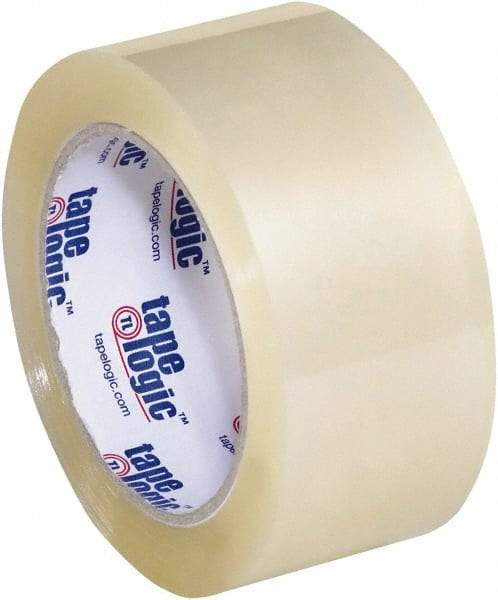 Tape Logic - 2" x 55 Yd Clear Acrylic Adhesive Packaging Tape - Polypropylene Film Backing, 3.5 mil Thick, 33.7 Lb Tensile Strength - Strong Tooling