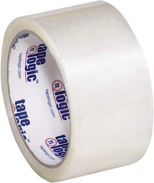 Tape Logic - 2" x 55 Yd Clear Hot Melt Adhesive Packaging Tape - Polypropylene Film Backing, 2.2 mil Thick - Strong Tooling