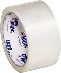 Tape Logic - 2" x 55 Yd Clear Hot Melt Adhesive Packaging Tape - Polypropylene Film Backing, 2.5 mil Thick, 36 Lb Tensile Strength - Strong Tooling