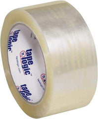 Tape Logic - 2" x 55 Yd Clear Hot Melt Adhesive Packaging Tape - Polypropylene Film Backing, 3 mil Thick, 45 Lb Tensile Strength - Strong Tooling