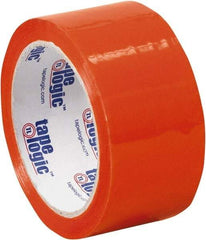 Tape Logic - 2" x 55 Yd Orange Acrylic Adhesive Packaging Tape - Polypropylene Film Backing, 2.2 mil Thick, 21.4 Lb Tensile Strength - Strong Tooling