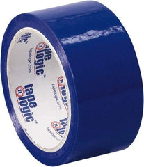 Tape Logic - 2" x 55 Yd Blue Acrylic Adhesive Packaging Tape - Polypropylene Film Backing, 2.2 mil Thick, 21.4 Lb Tensile Strength - Strong Tooling