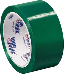 Tape Logic - 2" x 55 Yd Green Acrylic Adhesive Packaging Tape - Polypropylene Film Backing, 2.2 mil Thick, 21.4 Lb Tensile Strength - Strong Tooling