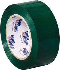 Tape Logic - 2" x 110 Yd Green Acrylic Adhesive Packaging Tape - Polypropylene Film Backing, 2.2 mil Thick, 21.4 Lb Tensile Strength - Strong Tooling