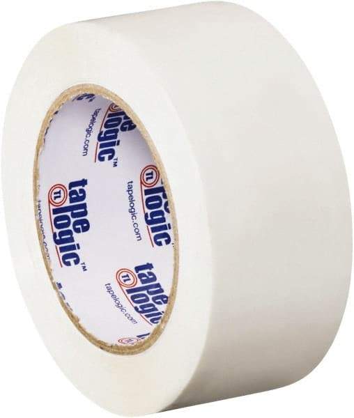 Tape Logic - 2" x 110 Yd White Acrylic Adhesive Packaging Tape - Polypropylene Film Backing, 2.2 mil Thick, 21.4 Lb Tensile Strength - Strong Tooling