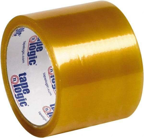 Tape Logic - 3" x 110 Yd Clear Rubber Adhesive Packaging Tape - Polypropylene Film Backing, 1.7 mil Thick - Strong Tooling